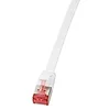 Image de LogiLink CF2021S Câble Patch CAT6 U/FTP (Shielded) (PIMF) Flat Slimline AWG32, 0,50 m Gris