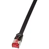 Image de LogiLink Câble patch plat 2 x RJ45 U/FTP Cat6 20 m Noir