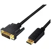 Image de LOGILINK CV0130 ADAPTADOR DE CABLE DISPLAYPORT DVI NEGRO