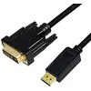 Image de LOGILINK CV0132 ADAPTADOR DE CABLE DISPLAYPORT DVI NEGRO