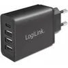 Image de Logilink USB Wall Charger 3X USB-AF & 1x USB-CF 27W, PA0221 (1x USB-CF 27W)
