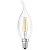 Image de Osram Ampoule LED à Filament | Culot E14 | Forme Flamme Coup de Vent | Blanc Chaud 2700K | 4W (équivalent 40W) 4052899961883