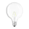 Image de Osram Ampoule LED Filament, Globe, Culot E27, 2,5W Equivalent 25W, 220-240V, claire, Blanc Chaud 2700K, Lot de 1 pièce 4052899962064