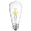 Image de Osram Ampoule LED à Filament - Culot E27 - Forme Edison - Blanc Chaud 2700K - 6W (Équivalent 60W) 4052899972353