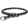 Image de Trixie CAVO Collier rond "Stop Pulling" en nylon Fuchsia/graphite Taille L 47-55 cm/Ø 18 mm