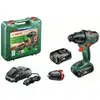 Image de Perceuse-visseuse à percussion 2 vitesses sans-fil AdvancedImpact 18 Bosch, 2x batteries et chargeur inclus
