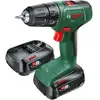 Image de Perceuse-visseuse sans fil EasyDrill 18V-40 Bosch : 2 packs de batteries PBA 18V 1,5Ah W-A