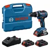 Image de Bosch Professional 18V System perceuse-visseuse à percussion sans-fil GSB 18V-55 (moteur sans charbon, 55 Nm, 1 750 tr/min, avec 3 batteries ProCORE 4.0Ah, chargeur GAL 18V-40, dans L-Case)