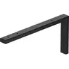 Image de Duravit Support console angle 4x42,5 cm, poudré, noir diamant