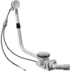Image de Duravit Garniture vidage/débordement Quadroval Ø 9 cm, avec trop-plein, pour douche + bain W, chromé