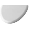 Image de Duravit Abattant urinoir Fizz avec frein de chute, charnières inox, blanc