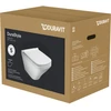Image de Duravit WC suspendu, cuvette à chasse profonde Set DuraStyle avec abattant, blanc