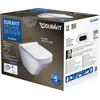 Image de Duravit DuraStyle WC mural Rimless Set 455109, y compris siège WC, 45510900A1, Couleur: Blanc