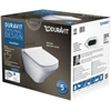 Image de Duravit DuraStyle Set WC suspendu à chasse profonde avec abattant, Rimless, blanc