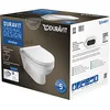Image de Duravit Ensemble WC mural sans rebord Blanc