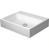 Image de Duravit Meuble vasque Vero Air 60x47 cm, blanc, sans trop-plein, avec plan de robinetterie