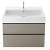 Image de Duravit Meuble vasque Vero Air 100x47 cm, blanc, 2 trous, plan trou robinet