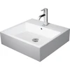 Image de Duravit Meuble lavabo Vero Air 50x47 cm, blanc, sans trop-plein, sans trou robinet, avec plan de robinetterie