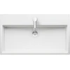 Image de Duravit Meuble vasque Vero Air 80x47, blanc, sans trop-plein, avec plan pour robinetterie