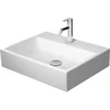 Image de Duravit Vero Air vasque à poser biseautée 60x47 cm, sans trop-plein, avec trop-plein, avec perçage, blanc