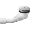Image de Duravit Siphon de receveur de douche D-Code d=9 cm, sortie horizontale, chrome