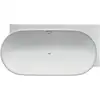 Image de Duravit Baignoire ovale Luv 185x95x46 cm, angle droit, 2 côtés, blanc