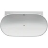 Image de Duravit Baignoire ovale Luv 180x95x46 cm, pré-équipée, 2 jets, blanc mat