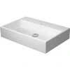Image de Duravit Meuble lavabo Vero Air 70x47 cm, blanc, sans trop-plein, avec plan vasque à trou de robinetterie