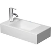 Image de Duravit Meuble-lavabo Vero Air 50x25 cm, sans trop-plein, avec vidage, vidage à gauche, blanc