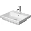 Image de Duravit Vero Air lavabo à encastrer 55x45,5cm, avec trop-plein, avec table de robinetterie, sans trou de robinet, pour montage par le haut, Couleur: Blanc