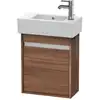 Image de Duravit Meuble sous-lavabo Ketho 45x22,5x55 cm, suspendu, T droite, noyer naturel