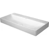 Image de Duravit Meuble lavabo DuraSquare 100x47 cm, sans trop-plein, avec siphon, sans robinet, blanc
