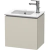 Image de Duravit Meuble sous lavabo L-Cube 42x29,4x40 cm, suspendu, porte droite, taupe mat