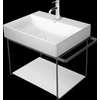 Image de Duravit Console métallique DuraSquare 66,5x45cm, murale, noir mat