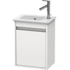 Image de Duravit Meuble sous-lavabo Ketho 40x28,5x55 cm, suspendu, T g, blanc brillant