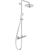 Image de Duravit Système de douche C.1 Sortie 350mm, avec thermostat de douche, chrome