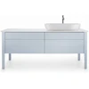 Image de Duravit Luv Lavabo à poser 80x40 cm, fermé, sans trop-plein, blanc
