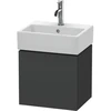 Image de Duravit Meuble sous lavabo L-Cube 43,4x34,1x40 cm, suspendu, porte droite, graph ma