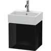 Image de Duravit Meuble sous lavabo L-Cube 43,4x34,1x40 cm, suspendu, porte droite, blanc brillant