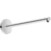 Image de Duravit Bras de Douche avec Plaque de Fixation Murale 485 mm, Rosette Ronde - UV0670021000