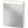 Image de Duravit Uni Armoire miroir version lit, 61x14,8x76 cm, 1 porte, 9 W, LED