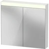 Image de Duravit Armoire miroir Best Version 81x14,8x76 cm, 15 W, 2 portes, LED