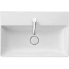 Image de Duravit Meuble vasque Compact DuraSquare 60x40 cm, sans trop-plein, avec vidage, 1 trou de robinet, blanc
