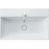 Image de Duravit Meuble vasque DuraSquare 80x47 cm, sans trop-plein, avec trop-plein, 1 trou de robinet, blanc