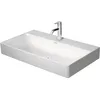 Image de Duravit DuraSquare Meuble lavabo 80x47cm, Poli, sans Trou de Robinet, sans trop-Plein, avec Trou de Robinet établi, Coloris: Blanc - 2353800079