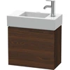 Image de Duravit Meuble sous lavabo L-Cube 48x24x40 cm, suspendu, porte gauche, noyer mat