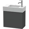 Image de Duravit L-Cube Meuble sous lavabo 48x24x40 cm, suspendu, porte droite, graphite mat