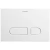 Image de Plaque dactionnement Duravit DuraSystem A1 mécanique pour WC, 217x146,5 mm, plastique, WD50010; Coloris: Plaque frontale en plastique, blanc