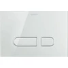 Image de Duravit Plaque de commande DuraSystem 23x15,7 cm, verre blanc, pour WC