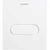 Image de Plaque dactionnement Duravit DuraSystem A1 mécanique pour urinoir, 130x150 mm, plastique, WD5004011000, Coloris: Plaque frontale en plastique, blanc